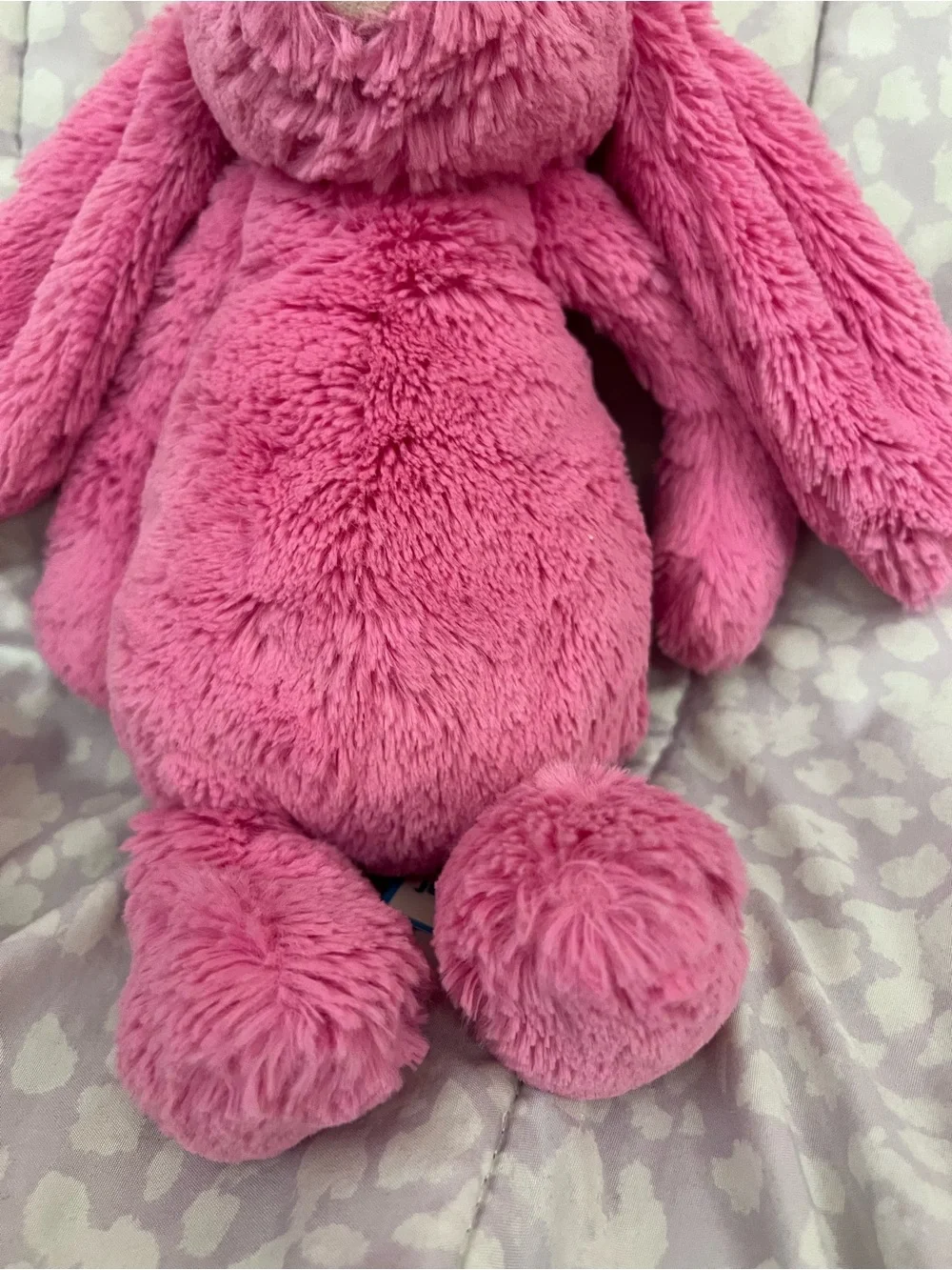 NWT Jellycat Medium Bashful Hot Pink Bunny Retired HTF Authentic
